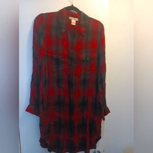 Women's plaid dress Size M